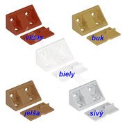 Uholník plastový 4-dierový široký