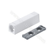 BLUM uchyt jednoduchý- krátky,na tlmič 956.1201, biely /Blum