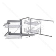 Cargo Rohový predný GREEN LINE 350,s tlmením,860x500x600/850 mm, Antracit / SIGE