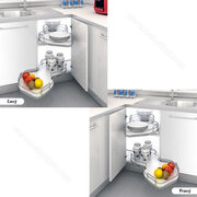 Erg.roh.kôš NUVOLA 371, 2 pol./ 500 mm,  biely-chróm /SIGE