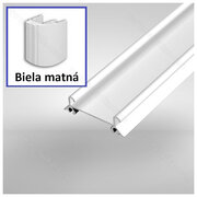 Spodná koľaj GAMA 8202  biela matná /Laguna