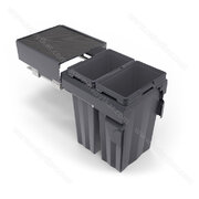 Kôš na odpadky 412-430 x 520 x 540, 66 l.antracit,do 450 mm /Irone