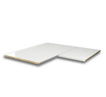 Polica S52 do spodnej roh. skrinky lámacej 890x890, biela Polica S52 do spodnej roh. skrinky lámacej 890x890, biela