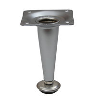 Nábytk.noha kónus 120mm, chróm / Nábytkár