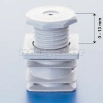 Regulátor plastový 45x45 h-2, sivý /Zobal