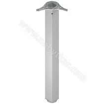 Stol.noha 60x60 s reguláciou, hliník