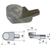 Podperka s prísavkou rovná /Fg