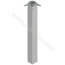 Stol.noha 80x80/820mm, hliník