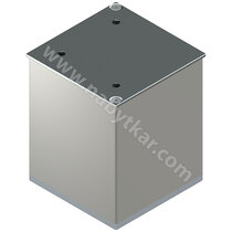 Nábytk.noha 080x080, hliník