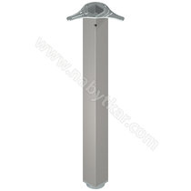 Stol.noha 60x60 s reguláciou, Inox