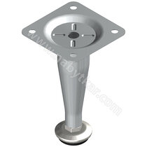 Noha HD-01, kónus 100mm, mat.chróm / Gt