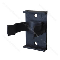 Klips pre nábytkovú nohu R5, čierny plast / NB (1bal:2500 ks)