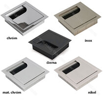 Prechodka kábla  kovová 80 x 80 mm Prechodka kábla  kovová 80 x 80 mm