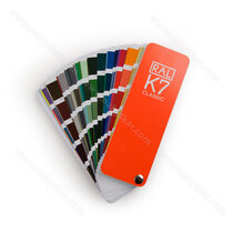 STR.Vzorkovník farieb s leskom RAL K7