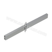 Priečny hranatý reling na skrátenie 1046 mm ANTARO/ INTIVO šedy /Blum Priečny hranatý reling na skrátenie 1046 mm ANTARO/ INTIVO šedy /Blum