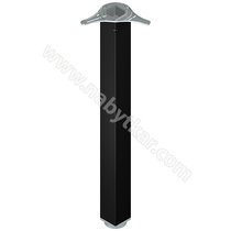 Stol.noha 60x60 s reguláciou, čierna