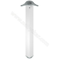 Stol.noha 60x60 s reguláciou, biela