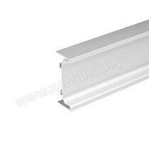 Gripless profil typ- "C" na LED pás,  L-3,5m alum.