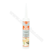 Silikon 100% 280 ml biely SILVER line  / Den Br. Silikon 100% 280 ml biely SILVER line  / Den Br.