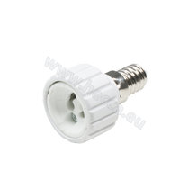 Redukcia na žiarovky z E14 na GU10