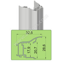 LUX Madlo Magnum, 18/4mm, 2,70m  hliník
