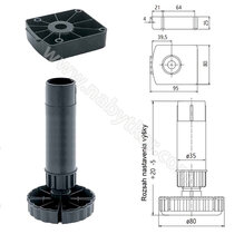 Rekt.noha PVC-R5-BIG Rekt.noha PVC-R5-BIG