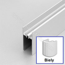 Profil vodorovný  8831 biela lesklá 2m /Laguna