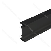 Gripless profil typ- "C"  L-3,5m C-35,čierny