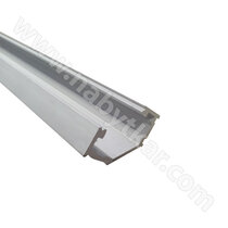 LED PROFIL - 18x18mm Rohový, Profil SLIM - hliník, 3m, bez krycej lišty,na obojstr.lep.pásku / LC LED PROFIL - 18x18mm Rohový, Profil SLIM - hliník, 3m, bez krycej lišty,na obojstr.lep.pásku / LC