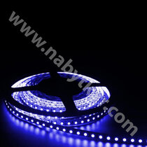 LED PAS 2835 - nový typ, bez kon.-IP20, 60LED/m 12V, š-8mm, L-5m, modrá/CP