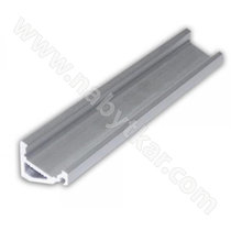 LED PROFIL - 16x13mm Rohový, Profil - hliník, 2m, bez krycej lišty/CP