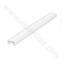 LED krycia lišta do led profilu ( vonk. a vnút.a rohový )priesvitná mliečna , 2,0m / CP