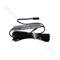 LED Klips na sklen. police,transparent-  biela teplá