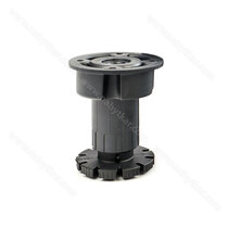 Rekt.noha PVC-R5 h- 60mm, čierna / Volpato 