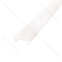 LED krycia lišta do profilu Gripless C a L, mliečna, 3,5m / Zobal