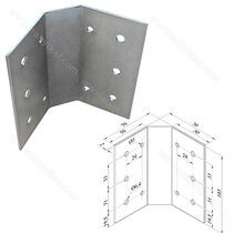Dvojstenný uholník na posteľ č.3 Dvojstenný uholník na posteľ č.3