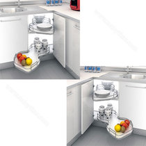 Erg.roh.kôš NUVOLA 371, 2 pol. 400mm, biely-chróm /SIGE