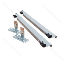 VARIANT MULTI krycia lišta mal.striebro, pravá pre výsuv Blum:TANDEM PLUS L-450 mm /Rejs