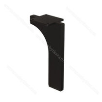 Nábytková noha NS34-120-L2 bez regulácie čierna / Gamet 