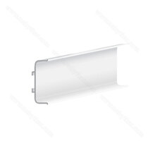 Gripless - Zvislý aj vodorovný profil obojstranný biely Rall 9016 mat. 2,75 m / LC