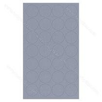 Krytky samolep.fi 20 mm U960 / 0162 onyxovo sivá (1 plátok= 28 krytiek) nr.059