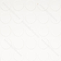Krytky samolep.fi 14 mm 8681 sm biela (1 plátok= 25 krytiek)nr.318