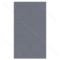 Krytky samolep.fi 40 mm U963 / 0164 diamantovo šedá (1 plátok= 6 krytiek) nr.831