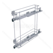 Cargo košík "20" GREEN LINE 002G, bočný ľavý-s tlmením, Antracit / SIGE