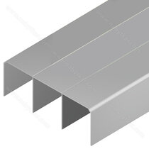 LUX Koľaj vrchná 3-radová-M18,  hliník