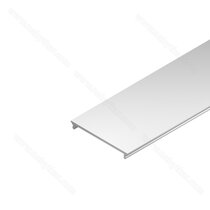 LUX Krytka na koľaj spodnú 37mm, hladká,nový model 2018, hliník