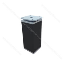 Nábytk. noha NA6 40x40 h- 100, čierna matná