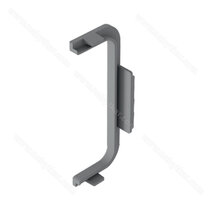 Gripless LIGHT koncovka na profil typ "C" RAL 9007