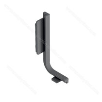 Gripless LIGHT koncovka na profil typ "L" pravá strana RAL 9007