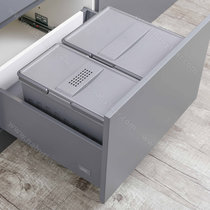 Kôš na odpadky 540-500 x 490-400 x 270, 35l.antracit,do 600 mm /Irone